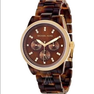 Michael Kors Tortoise Watch